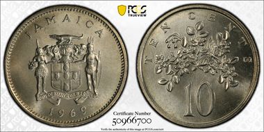 1969 10C MS66