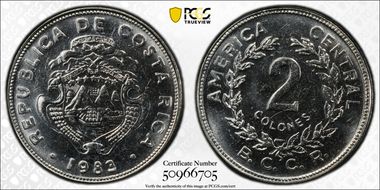 1983-BCCR 2 Col MS65