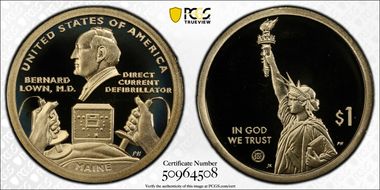 2024-S $1 American Innovation ME DC Defibrillator First Strike PR69DCAM