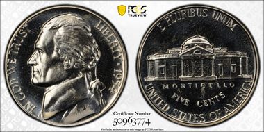 1954 5C Re-Engraved Obv Design FS-401 PR66