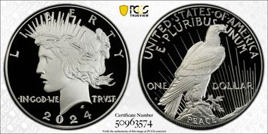 2024-S $1 Peace Dollar PR70DCAM