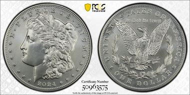 2024 $1 Morgan Dollar MS66
