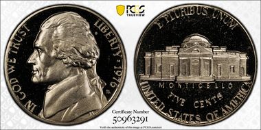 1976-S 5C PR69DCAM