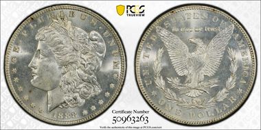 1888 $1 MS66