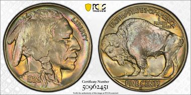1929-S 5C MS67
