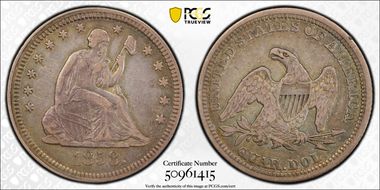 1858 25C VF25