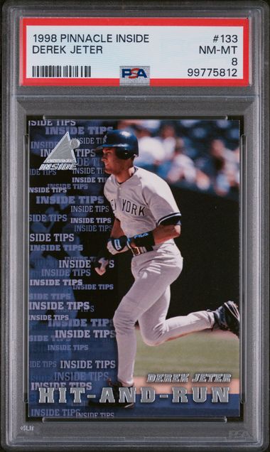 1998 Pinnacle #133 Derek Jeter front