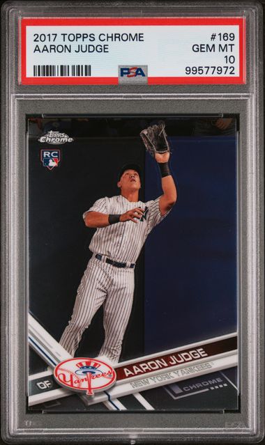 2017 Topps TOPPS CHROME #169 Aaron Judge front