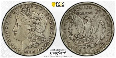 1894 $1 VF35