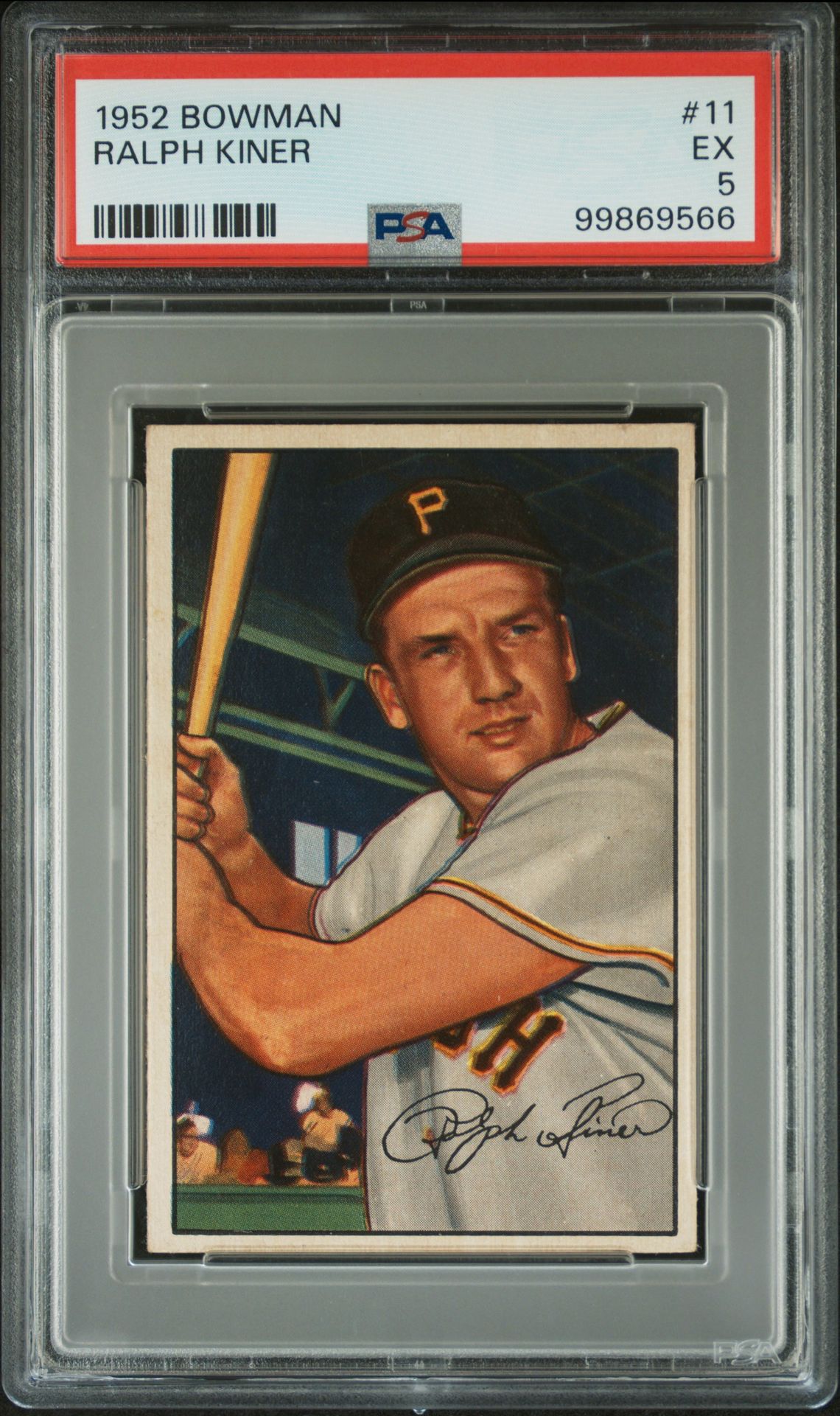 1952 Bowman BOWMAN #11 Ralph Kiner front