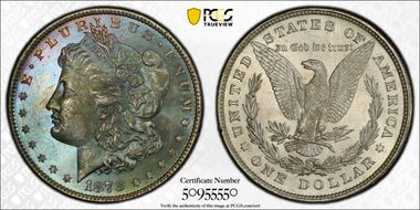 1878 8TF $1 MS63