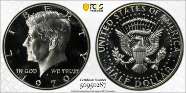 1970-S 50C PR69CAM