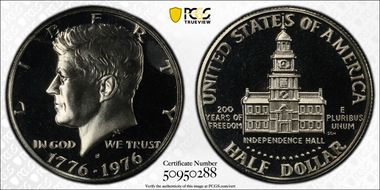 1976-S 50C Clad PR69