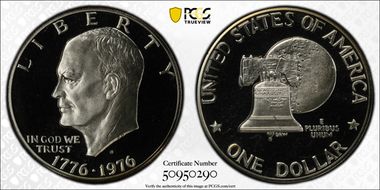 1976-S $1 Clad Type 2 PR69DCAM