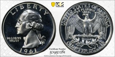 1961 25C PR67