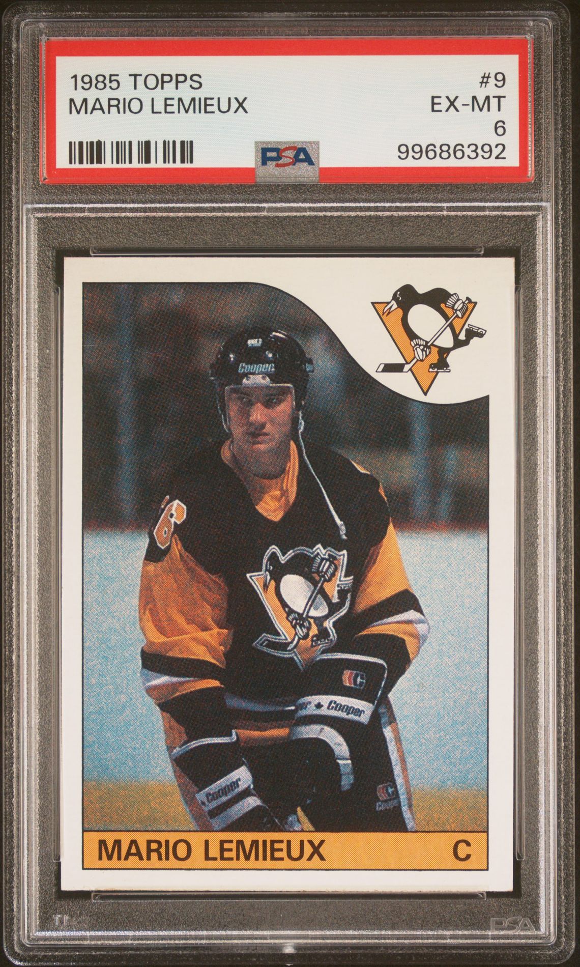 1985 Topps TOPPS #9 Mario Lemieux front