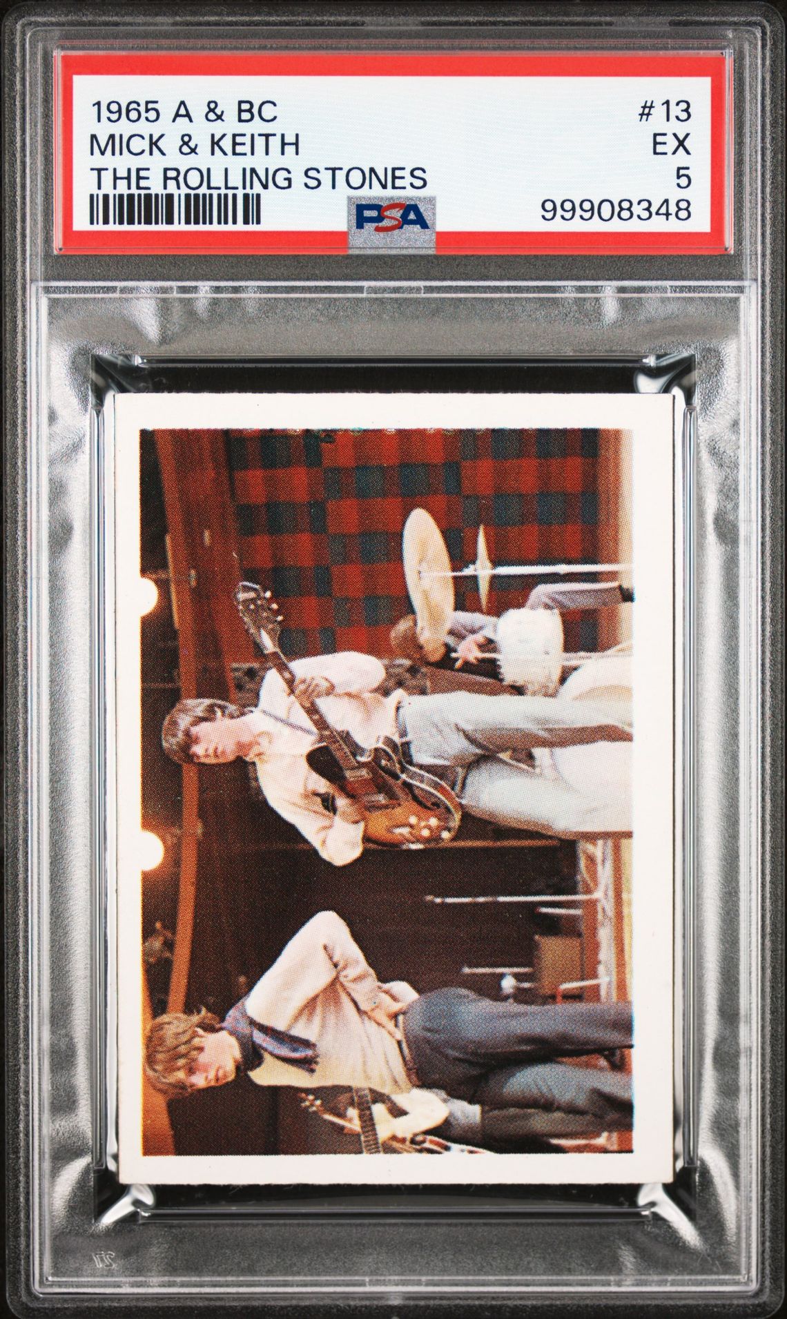 1965 A & BC THE ROLLING STONES #13 Mick & Keith front