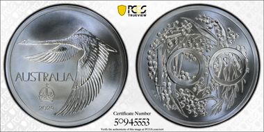 2024 Medal Swan "Pattern Dollar" Ag ACR 60th Anniversary MS69