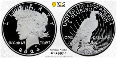2024-S $1 Peace Dollar PR70DCAM