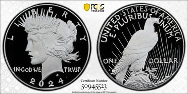 2024-S $1 Peace Dollar PR67DCAM