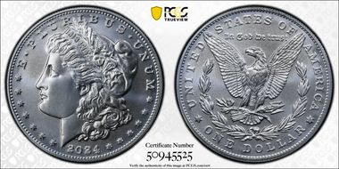 2024 $1 Morgan Dollar MS70