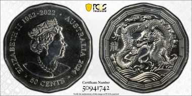 2024 50C Year of the Dragon MS68