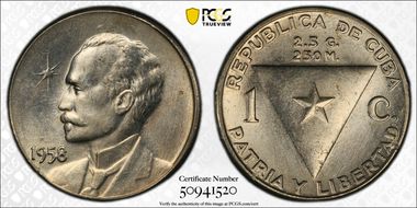 1958 1C MS64