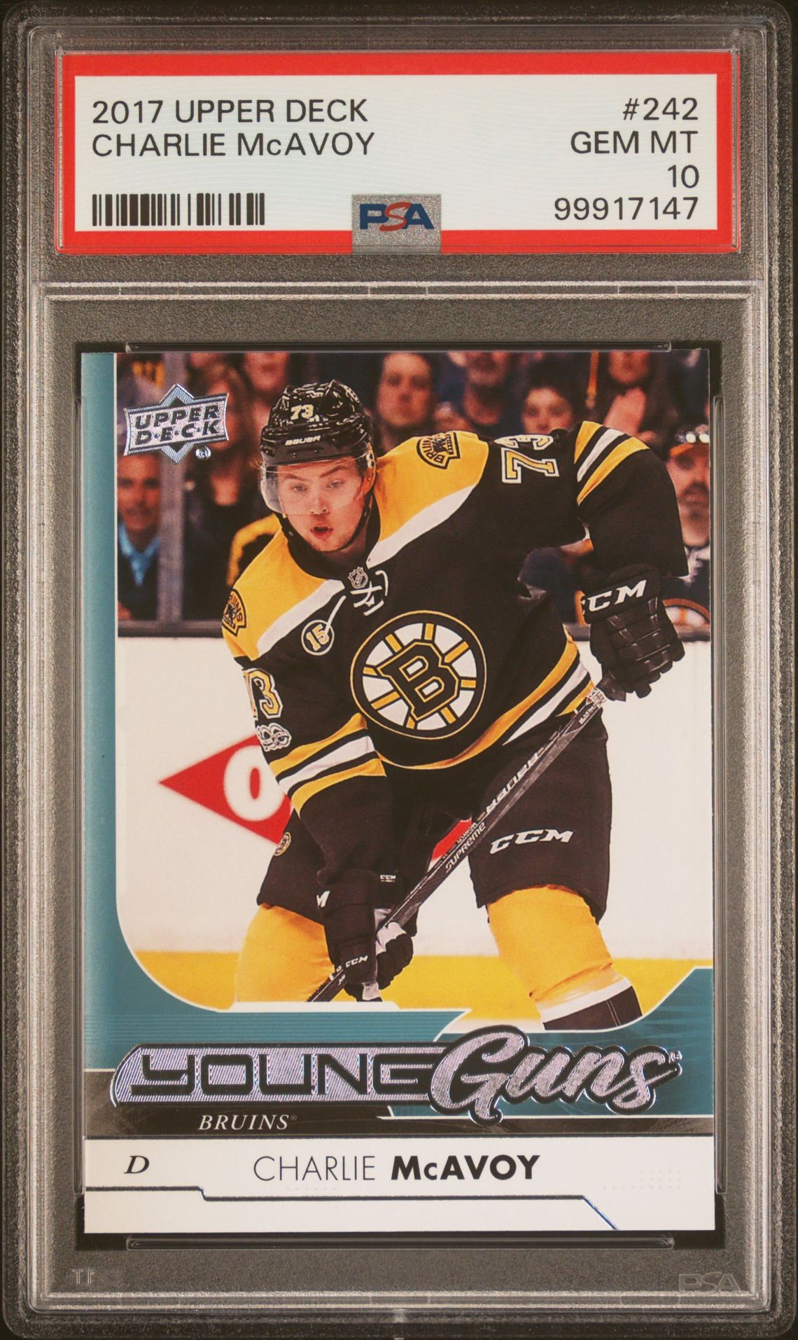 2017 Upper Deck UPPER DECK #242 Charlie Mcavoy front