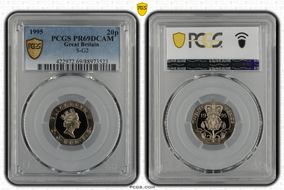 1995 20p S-G2 PR69DCAM