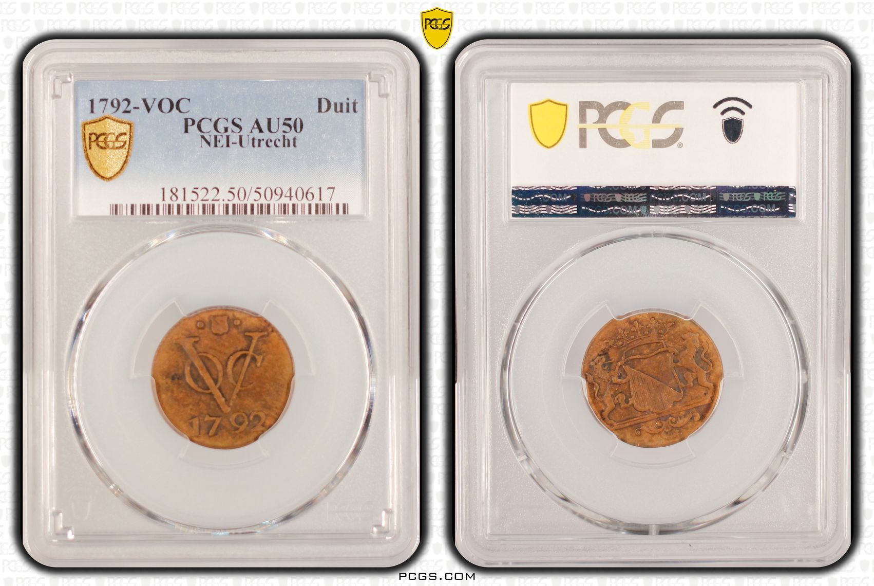 PCGS Certificate Verification Coin Details for Cert #50940617