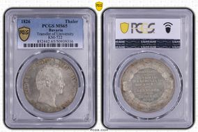 1826 Thaler Transfer of University KM-722 MS65