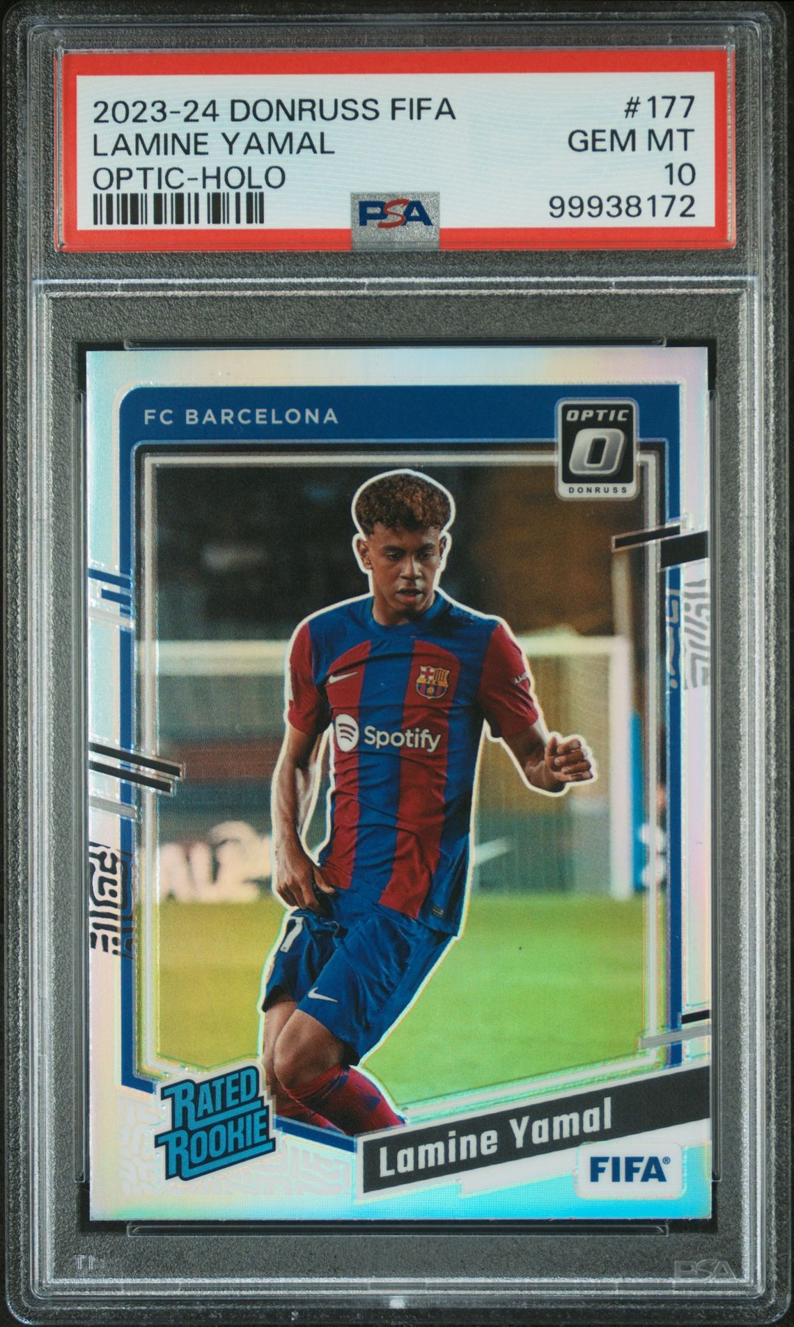 2023-24 Panini PANINI DONRUSS FIFA OPTIC-HOLO #177 Lamine Yamal front