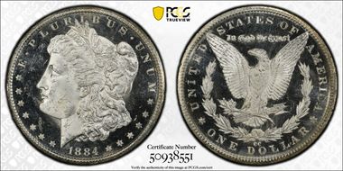 1884-CC $1 MS65DMPL