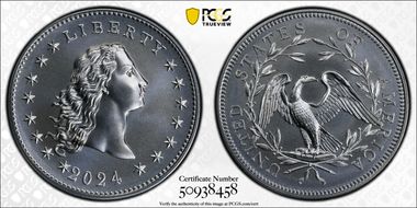2024 Medal Flowing Hair Ag 230th Anniversary First Strike MS70
