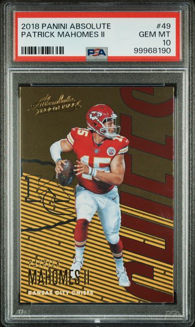 2018 Panini PANINI DONRUSS OPTIC Red #49 Patrick Mahomes Ii front