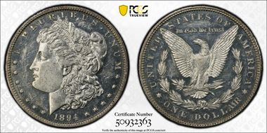 1894 $1 PR58