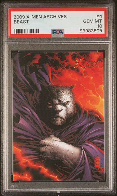 2009 Archives #4 X-Men Beast front