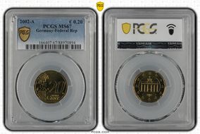 2002-A € 0.20 MS67