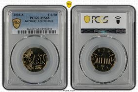 2002-A € 0.50 MS68