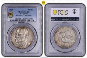 1909 Medal  Kienast-53 Ag Matte SP62