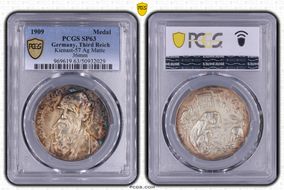 1909 Medal  Kienast-57 Ag Matte 36mm SP63