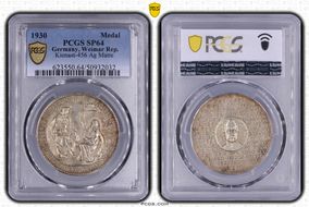 1930 Medal Kienast-456 Ag Matte SP64