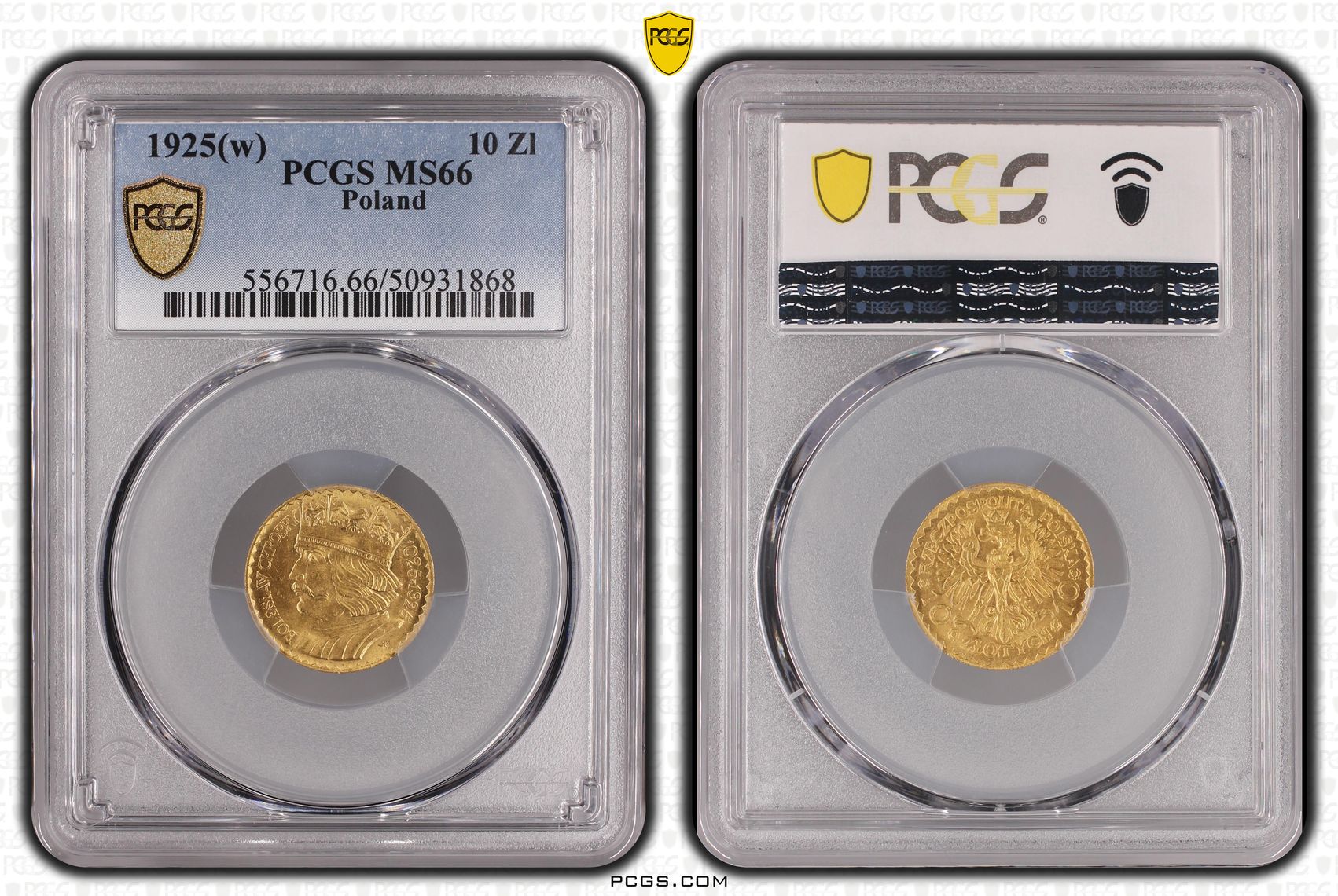 PCGS Certificate Verification Coin Details for Cert #50931868