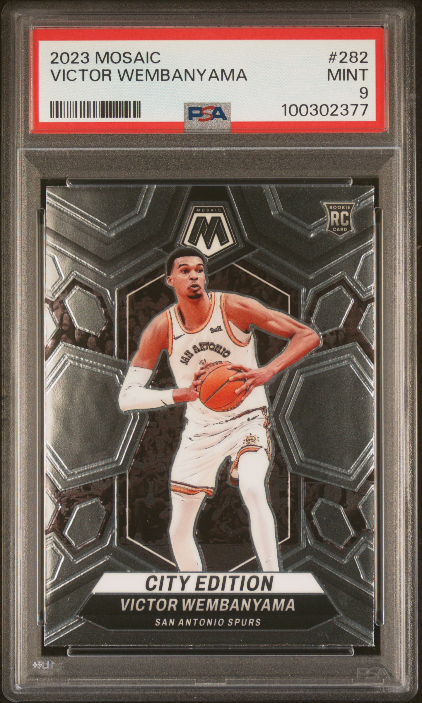 2023 Panini Mosaic Victor Wembanyama #282 Mint 9 front