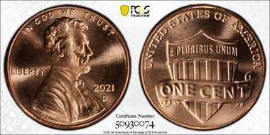2021-D 1C Shield MS67RD