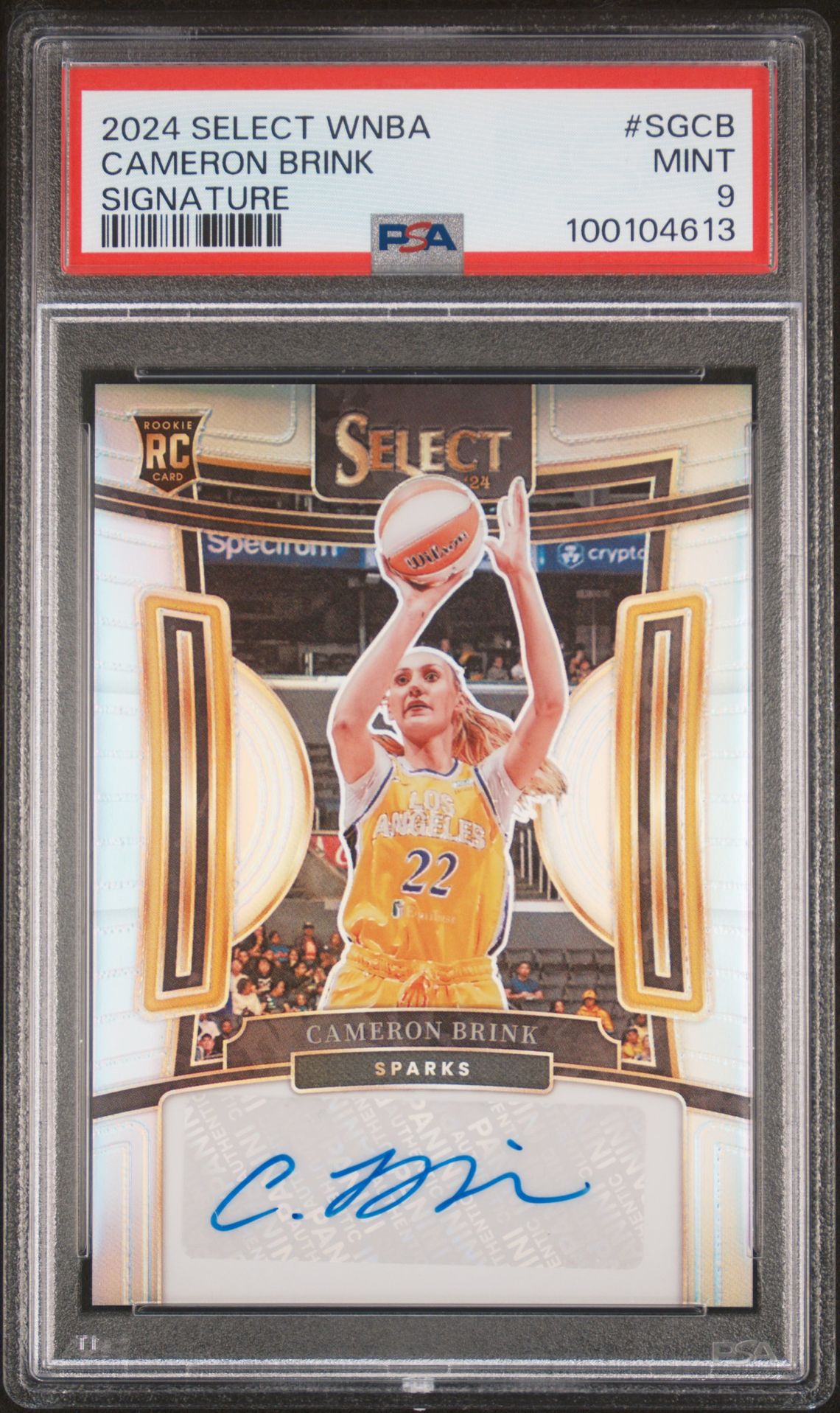 2024 Panini Panini Select Wnba Signatures #SGCB Cameron Brink front