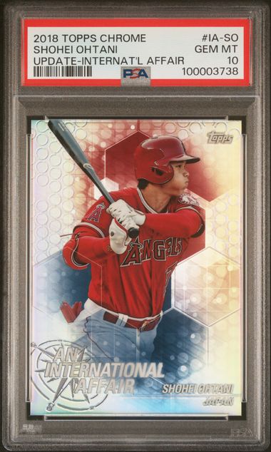2018 Topps Topps Update UPDATE-INTERNAT'L AFFAIR #IA-23 Shohei Ohtani front