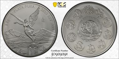 2023-Mo Kilo Libertad Silver MS70
