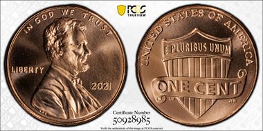2021 1C Shield MS67RD