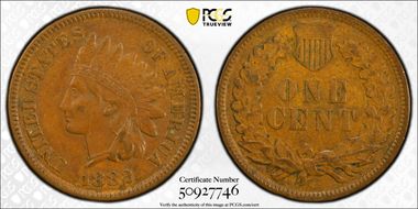 1882 1C AU53BN